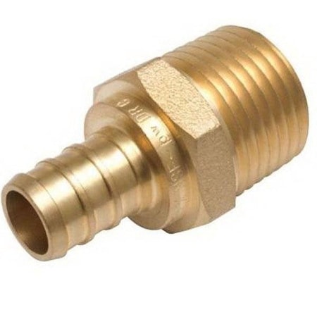 Nabco ADAPTER PEX MPT 1 X 1 IN BRASS PZ1016LF