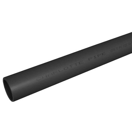 Genova JM Eagle Schedule Series Pipe, 112 in, 20 ft L, Solvent Weld, SCH 80 Schedule, PVC, Dark Gray 28068