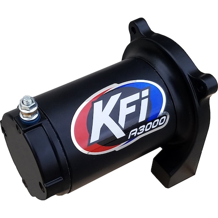 Kfi MOTOR30BL 3,000lb Replacement Winch Motor - A3000 Series, QuickInstall, Black Finish MOTOR-30-BL