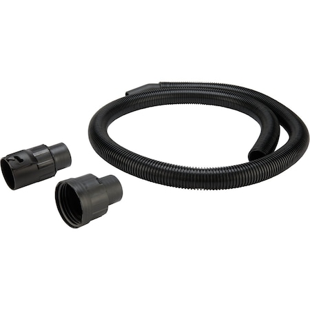 Channellock 1-1/4'' Dia. x 6 Ft. L. Black Plastic Wet/Dry Vacuum Hose with Adapters V1H6.CL
