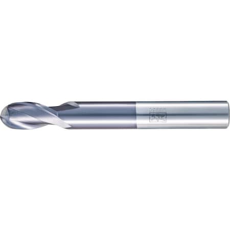Pferd PFERD Ball Nose End Mill, 2 flutes, 5/8'' Dia, 1-1/4'' APMX, 5'' OAL, cylindrical shank 23003014
