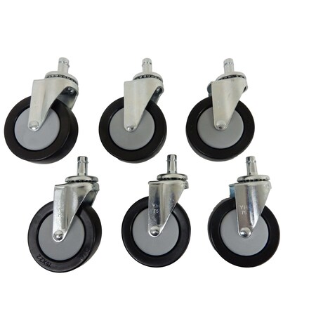 Shopsol Casters Kit - Dual Bearing (Set of 6) 1010981