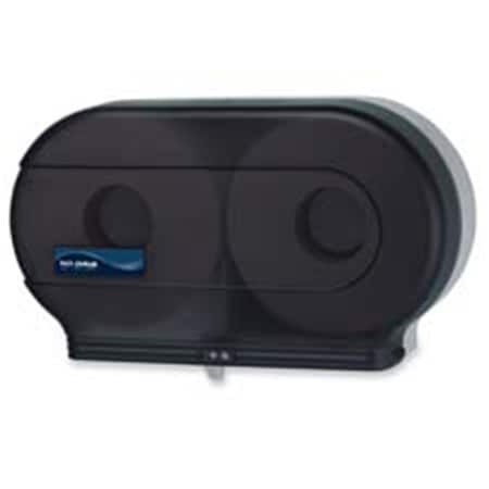 San Jamar Bath Tissue Dispenser Jumbo 19in.x5.25in.x12in. BlackPearl SJMR4000TB