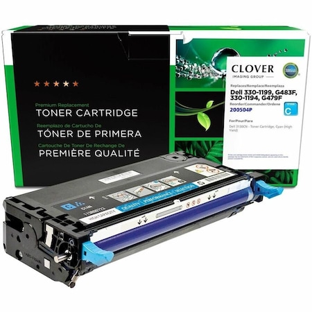 Clover Imaging Group Imaging Remanufactured High Yield Cyan Toner Cartridge 200504P