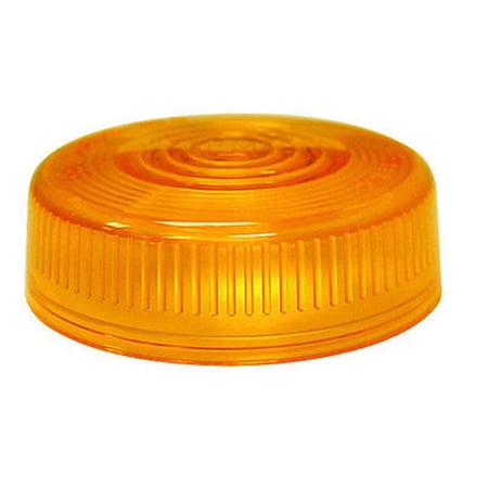 Peterson Replacement Round Clearance Side Marker Lens, Amber P6J-10215A