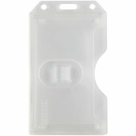 Brady Two-Sided Multi-Card Holder - 4.25" x 2" - Plastic - Clear 1840-3080