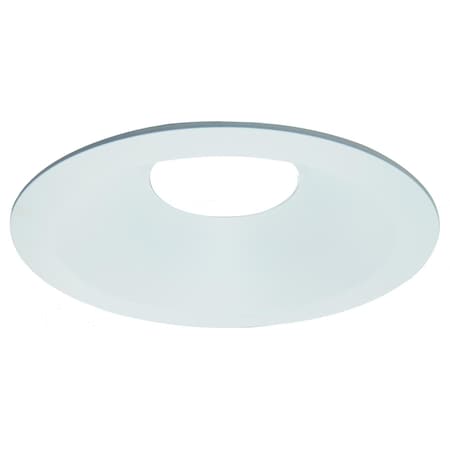 Elco Lighting 6in Die-cast Round Wet Location Trim for PAR LAMPS, White ELL6812BZ