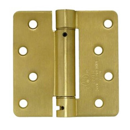 Patioplus 4 x 4 x 0.25 in. Steel Spring Hinge, Antique Nickel PA962028