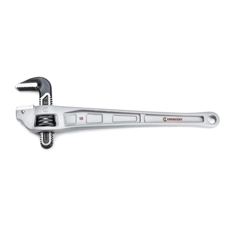 Crescent Pipe Wrench, 18in, Aluminum, Offset CAPW18F
