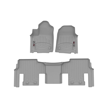 Weathertech Grey, Front and Rear Floorliners 461704-1-5