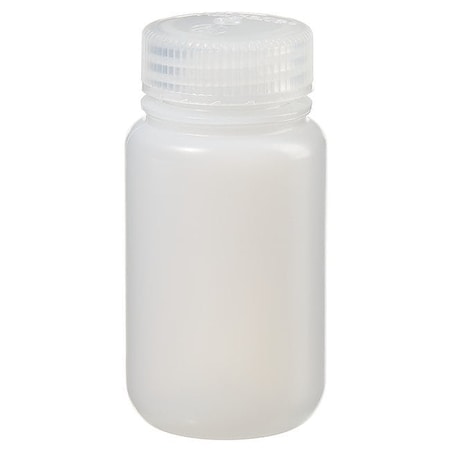 Nalgene Wide Mouth Bottle, HDPE, 99 mm H, PK72 2199-0004