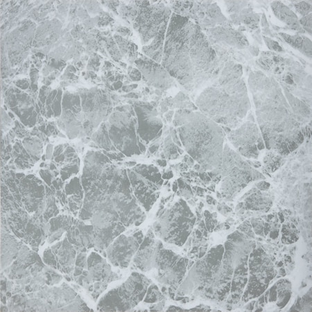Home Impressions Gray Marble 12''x12'' Vinyl Floor Tile, 45 Sq. Ft./Box KC91111