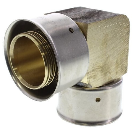 Viega PureFlow Press 90 elbow P1 1.5 P2 1.5 bronze 93580
