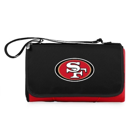 Picnic Time Family Of Brands NFL San Francisco 49ers - Blanket Tote Outdoor Picnic Blanket 820-00-100-274-2