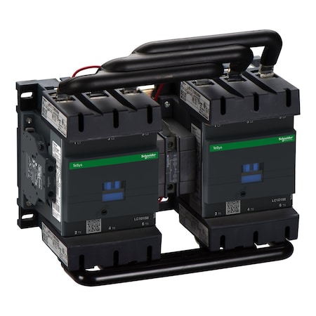 Schneider Electric IEC Magnetic Contactor, 1NC/1NO, 120V AC, 3 P, Reversing, Screw Clamp LC2D150G7