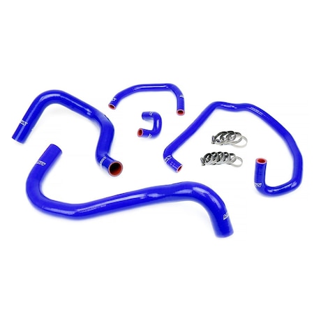 Hps Performance High Temp Reinforced Silicone Radiator and Heater Coolant Hose Kit, Blue,  57-1921-BLUE