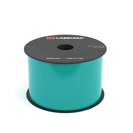 Labeltac LabelTac 4 and Pro Model Label Supply 3in x 150ft, Teal LT323