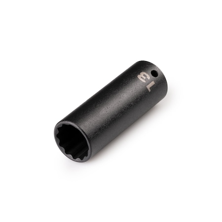 Tekton 1/4'' Drive x 13 mm Deep 12-Point Impact Socket SID03313