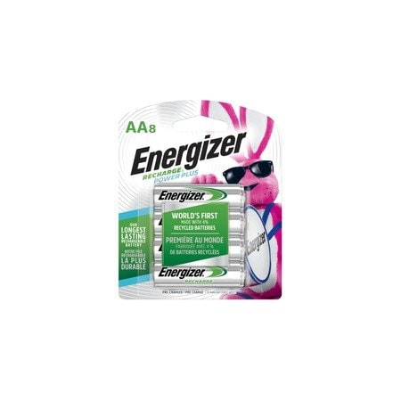 Energizer NiMH Rechargeable AA Batteries, 1.2V, 8PK NH15BP-8