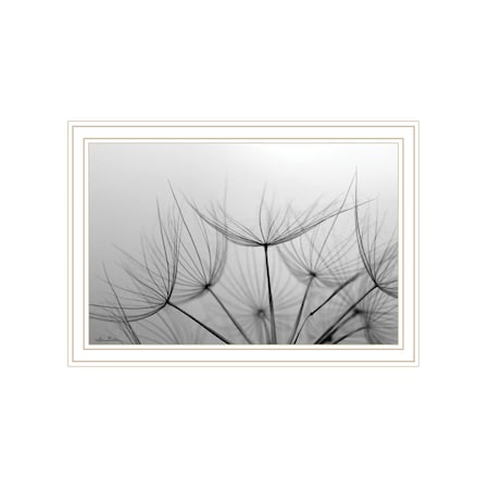 Homeroots Love is a Delicate Flower White Framed Print Wall Art 530161