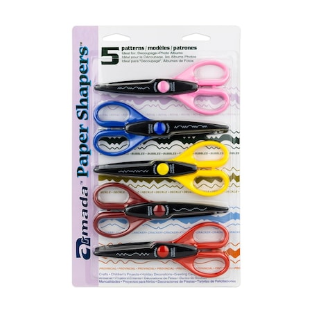 Armada Paper Shapers Decorative Scissors, 5PK 7006C