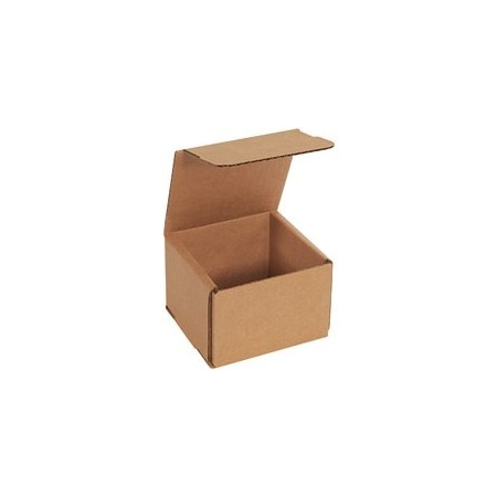 Bubblefast 50-4 x 4 x 3'' Kraft Corrugated Mailers, 50PK BFM443K