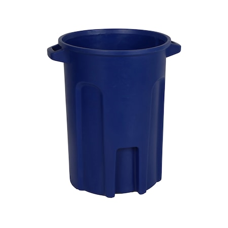 Toter 44 Gal. Round Trash Can w/ Lift Handle, Blue RND44-B0705