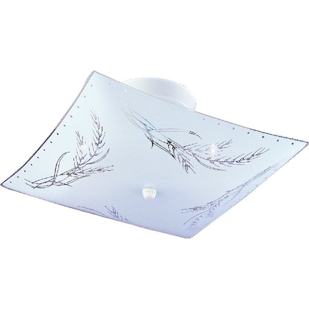 Boston Harbor Ceiling Light Fixture, 0.5 A, 120 V, 60 W, 2-Lamp, A19 or CFL Lamp, Metal Fixture F98WH02-1266-3L