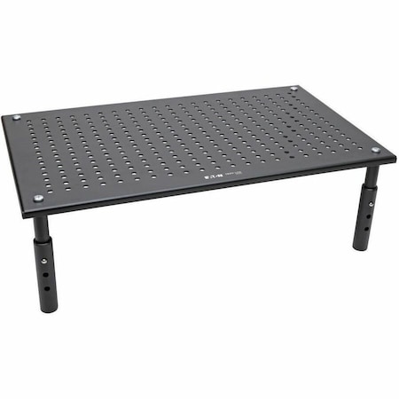 Eaton Tripp Lite Series Monitor Riser for Desk, 18 x 11 in. - Height Adjustable, Metal, Black MR1812M