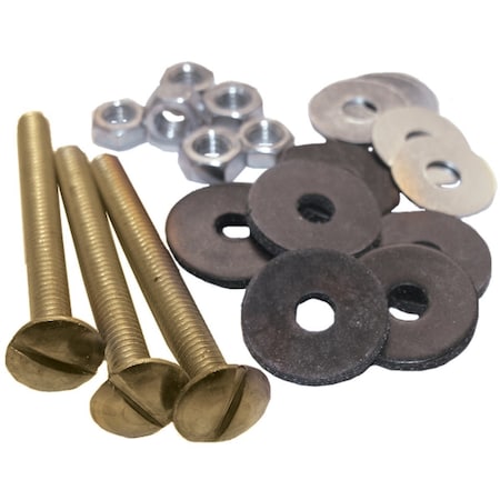 Westlake Pipe & Fittings Toilet Tank Bolts Kit, 3PK 4/1/3673