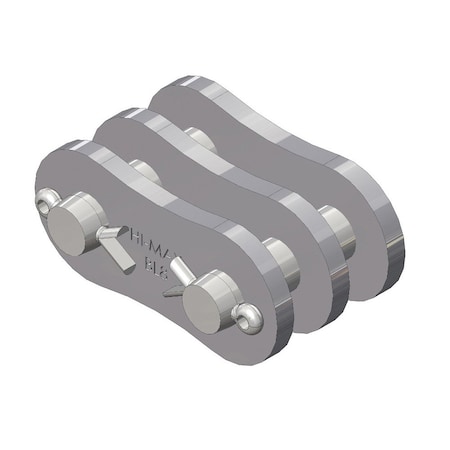 Senqcia Hi-Max Double Strand Cottd Connecting Link w/4 x 6 Lacing, BL846 chain, 1P, .376 Pin BL846HMCL