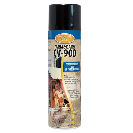 Country Vet Insecticide, Liquefied Gas, White, 16 oz Can 1050781