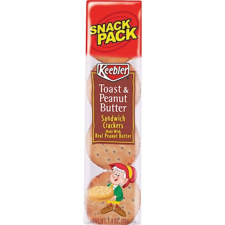 Keebler 1.8 Oz. Toast & Peanut Butter Sandwich Crackers 110361