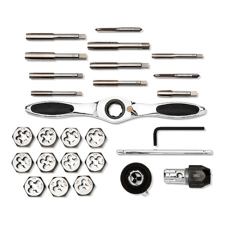 Gearwrench Tap & Die Set, Plug; Taper, 27 82813