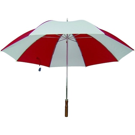 Diamondback Golf Umbrella, Nylon Fabric, Red/White Fabric, 29 in TF-06