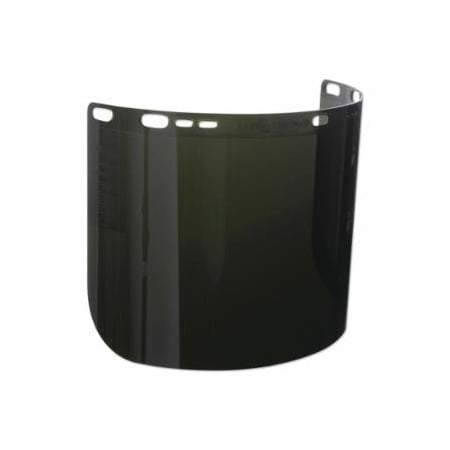 Jackson Safety F50 Polycarbonate Special Face Shields, IRUV 5.0, D Shape, 8 in H x 15.5 in L, Bulk 138-28633