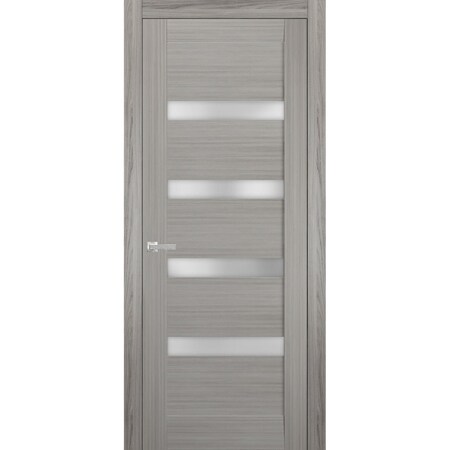Sartodoors Solid Interior French 36x80 Solid Core Modern Interior QUADRO4113ID-SS-36