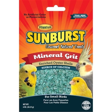 Higgins Pet Food Sunburst Treat Mineral Grit, 6 Oz. HS32274