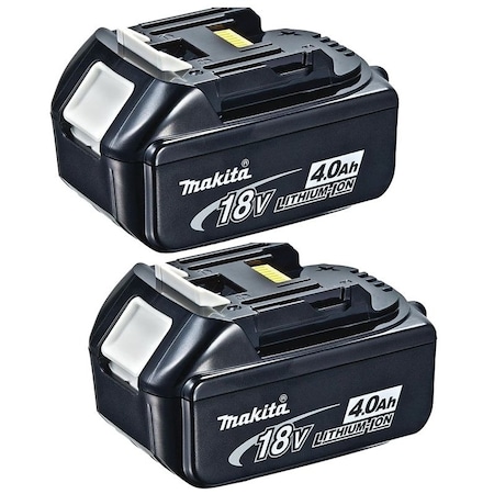 Makita Lithium Battery, 18 V Battery, 4 Ah, 40 min Charging BL1840B-2