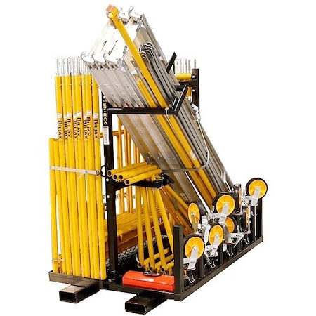 Bil-Jax Scaffolding Tower with Rack, 2000 lb Cap. 0110-286A-620