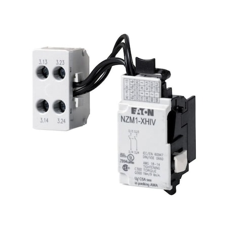 Eaton Early-make auxiliary contact, NZM1, Frame J-K, Series NZM, 2NO, 500 V, 220 Vdc NZM1-XHIV