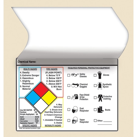 Accuform SELFLAMINATING NFPA PROTECTIVE LZN412