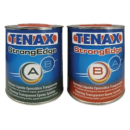 Tenax StrongEdge Express - Clear Epoxy Desinged for Fabrication and Lamination. Parts A & B (1 + 1 Liter) TSEE