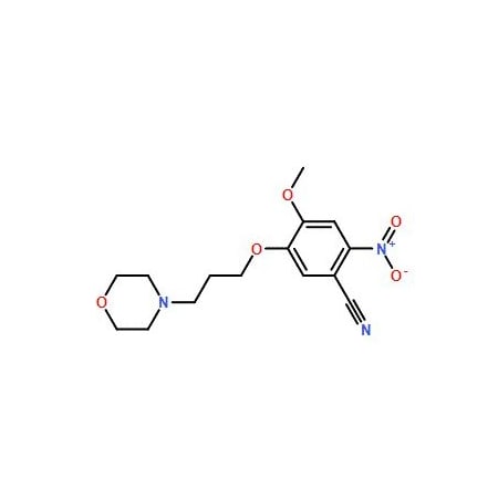 Ak Scientific 4-Methoxy-5-(3-morpholinopropoxy)-2-nitrobenzonitrile (1g), CAS 675126-26-8 Y6567-1g