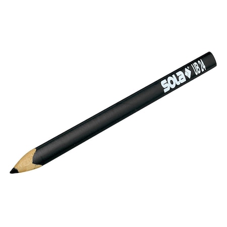 Sola Carpenter'sPencil, 9-1/2inL, Black, PK6 UB 24