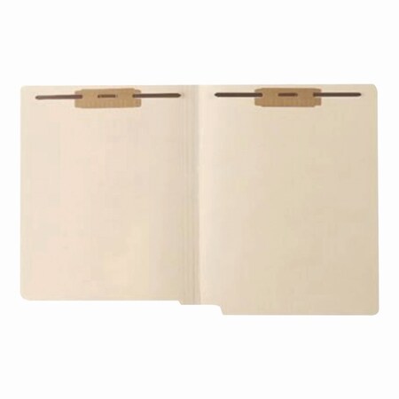 Medical Arts Press End Tab Fastener Folders, 0.75in Expansion, 2 Fasteners, Letter Size, Manila Exterior, 250PK 31462B