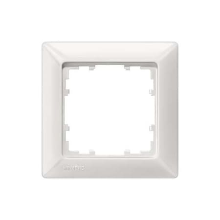 Siemens DELTA line, titanium white frame 1-fold, 80x 80 mm 5TG2551-0