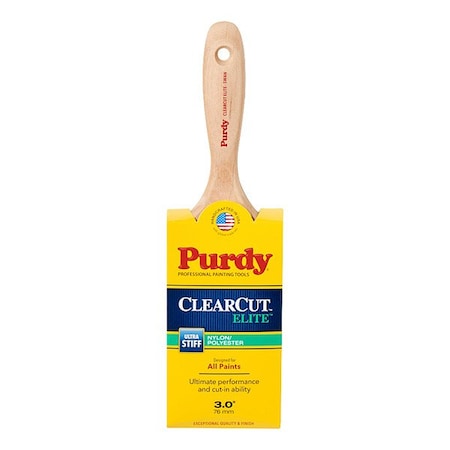 Purdy Nylon Paint Brush, 3 7/16 in L 144400830