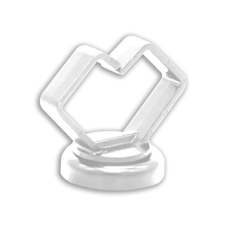 Mag Daddy Cable Clip, Polymer, 3/4 in Bundle Dia., White 62413-10