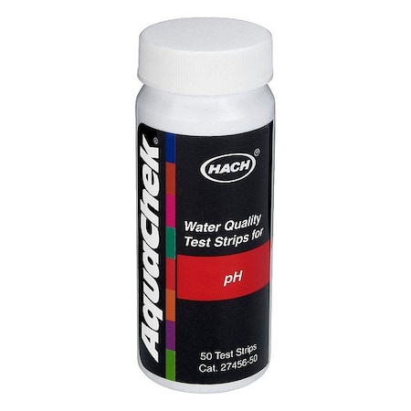 Hach Chemical Test Strips, 1 3/8 in L 2745650